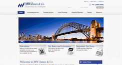 Desktop Screenshot of mwjcharteredaccountants.com.au